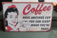 VINTAGE COFFEE  SIGN for yourBuiness or House.