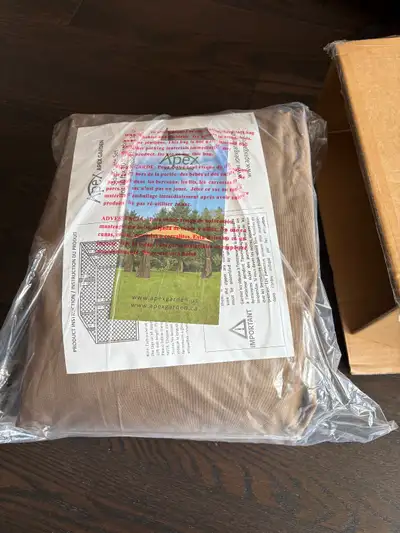 APEX GARDEN UNIVERSAL PRIVACY SIDE SHADE / CURTAIN SET FOR 10' X, View more