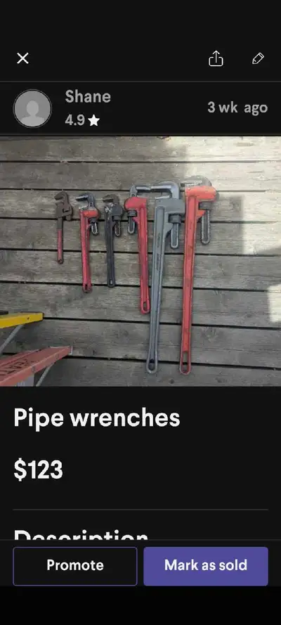 pipe wrenches, View more