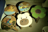 Children's Chairs and Stools - $20 Each