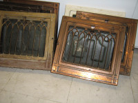 6 VINTAGE BASEBOARD REGISTERS / VENTS - In NEWCASTLE