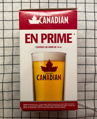 Molson Canadian 16 oz Verres à Bière (Beer Glasses)