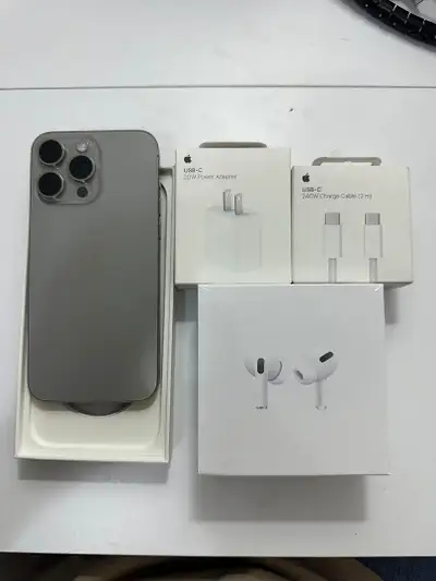iPhone 15 Pro Max 512gb 81% batt *Pods Pro / Charger + Deliver*, View more