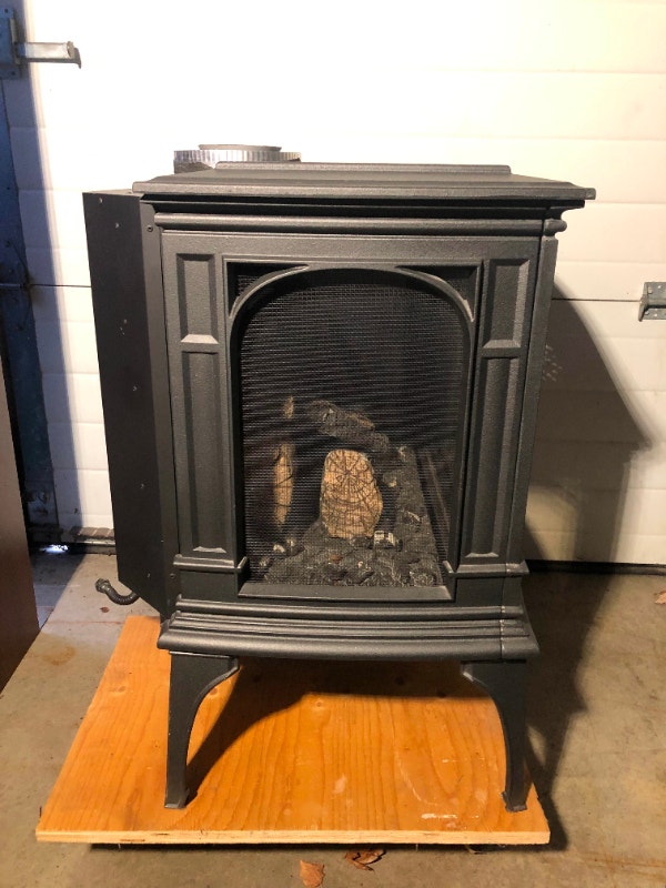 LOPI Greenfield GSR2 Deluxe 3 Sided View Freestanding Fireplace