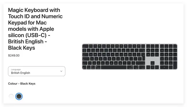 Unopened Magic Keyboard Touch ID & Numeric Keypad Apple64407491694210121