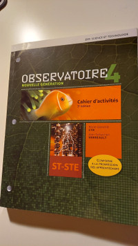 Manuel de sciences ST-STE Observatoire Nouvelle  génération   4