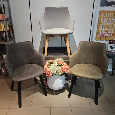 30% OFF! Upholstered Dining Armchair - 3 Colours - DOT LimeRidge, View more