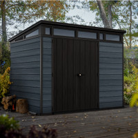 *DELIVERED AND INSTALLED* - KETER CORTINA  9X7  SHED - BRAND NEW