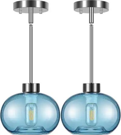 Pendant Light Fixtures with Brushed Nickel Finish, View more