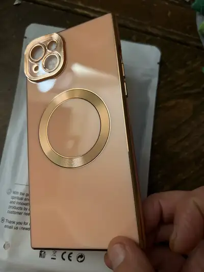 Fashion pink case for iPhone 14 Plus, View more
