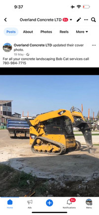  Overlandconcrete LTD   780-984-7715  bobcat service 