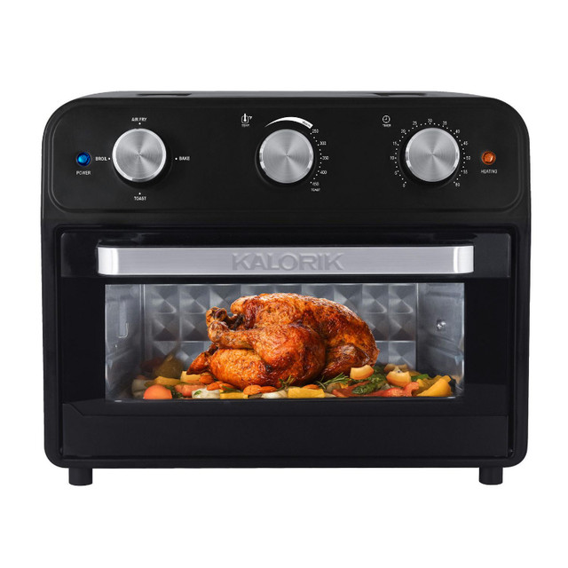 Brand New Kalorik Air Fryer Toaster Oven AFO 46129 BK in Toasters & Toaster Ovens in City of Toronto - Image 2