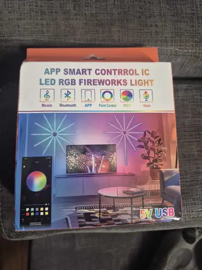 APP SMART CONTROL LED RGB Fireworks Light, View more