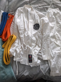 Martial Arts Size 3 Gi with belts