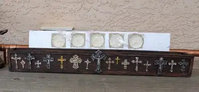 TEA LIGHT (5) CANDLE HOLDER, View more