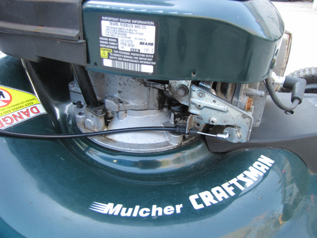 Craftsman Lawn Mower 21" with Self Propelled in Lawnmowers & Leaf Blowers in Hamilton - Image 3