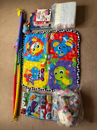 Children puzzles, books, play pad etc, View more