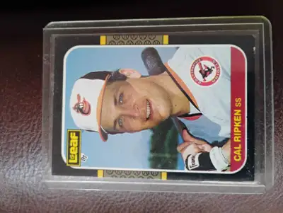 Cal Ripken Jr. 1987 Leaf #98 Baltimore Orioles Maybe a PSA 5 or 6? Ottawa