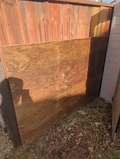 I have 4 full sheets of unused 3/4" pressure treated plywood that I don't need. 50$ each