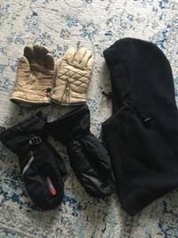 Ski Mits,gloves,belaclava
