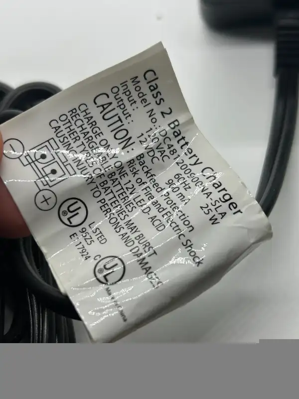 Class 2 Battery Charger462793891172864003