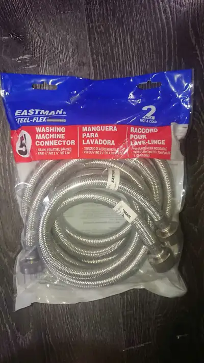 Eastman Steel Flex 5ft Stainless Washing Machine Connecto, View more