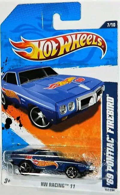 Hot Wheels 1/64 '69 Pontiac Firebird T/A Diecast Cars, View more