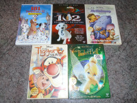 Disney DVDs - $5 each or $10 for all 5