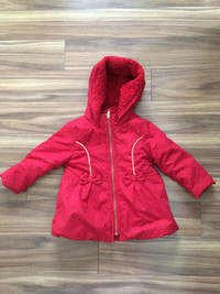 Red Winter Coat - size 2T