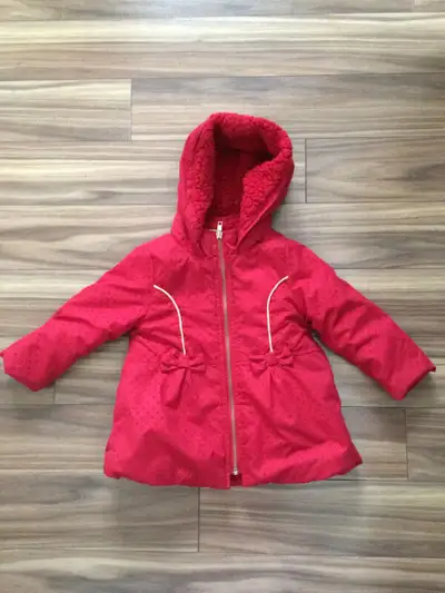 Red Winter Coat - size 2T, View more