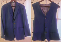 Assorted Suits - groom wedding vest charcoal navy blue ($100/ea)