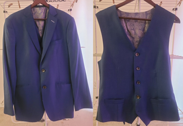 Assorted Suits - groom wedding vest charcoal navy blue ($100/ea) in Men's in City of Toronto