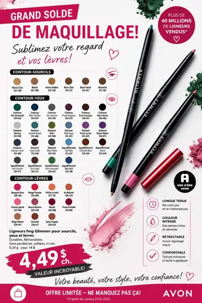  Ligneurs Glimmer Avon – Seulement 4,49 $ chacun!, View more