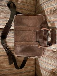 Cole Haan genuine leather briefcase laptop messenger bag
