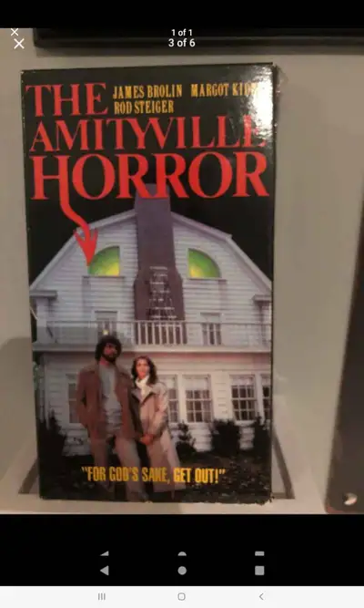 """THE AMITYVILLE HORROR"""VHS $20 Located in London