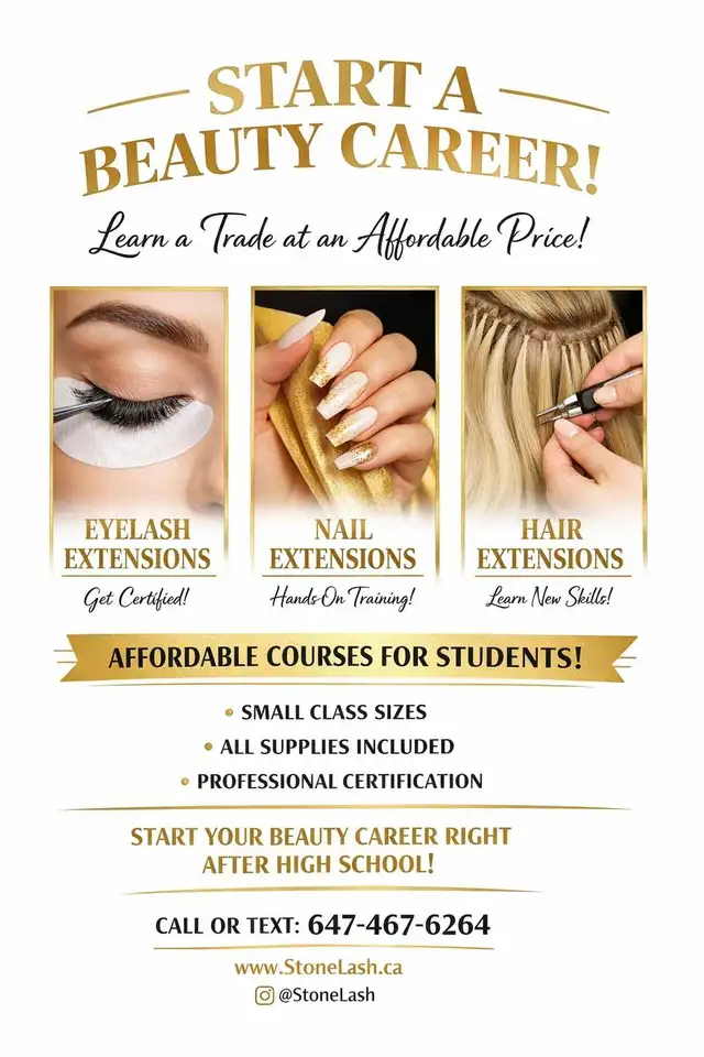 BUNDLE CLASS LASHES NAILS BROWS HAIR EXTENSIONS512621117168701444