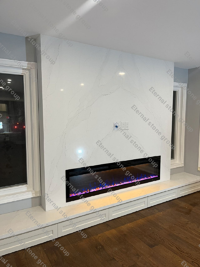 procelain/quartz fireplace fabricatior and installation  in Fireplace & Firewood in City of Toronto