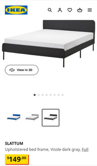 IKEA Bed Frame and Mattress