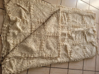 Crochet Italian King size bed spread