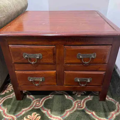 Solid Wood Side Table, View more