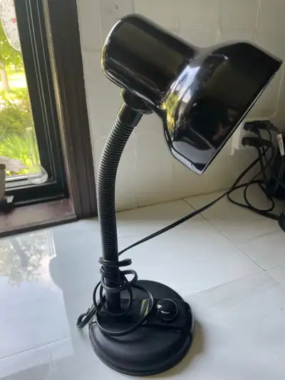 Black desktop lamp , View more