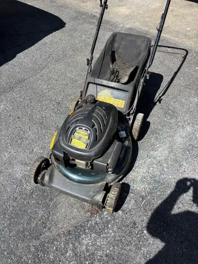 YardWorks lawnmower, View more