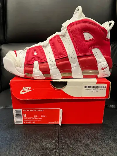 Nike Air More Uptempo  • Gym Red • Size 9 , View more