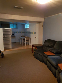 Large One Bedroom - One Person Basement Suite - Available May 1