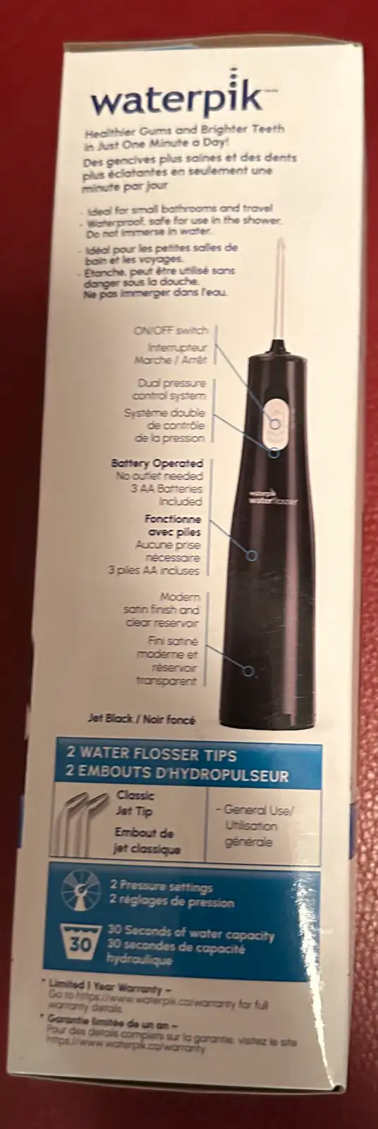 Waterpik Water Flosser Cordless-black63295969740929121