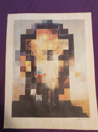 Salvador Dali Lincoln Vision Vintage A/P Litho. with appraisal