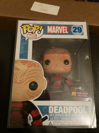 Funko Pop Deadpool Unmasked Vinyl Figure #29