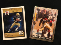 2 Raghib 'the Rocket' Ismail football cards