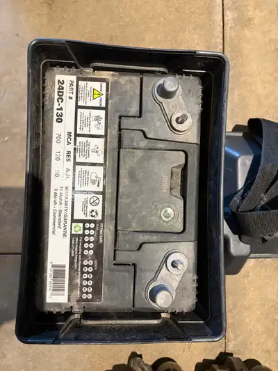 24 RV battery. 1 year old. Still holds charge well. Upgrade to a 31 size. $50 3067151908