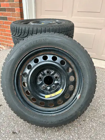 Salun Ice Blazer 205/55/R16 Tires and Rims Only one season Off Honda/Acura